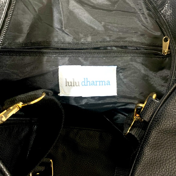 LULU DHARMA WEEKENDER BLACK  BAG - Picture 6 of 9